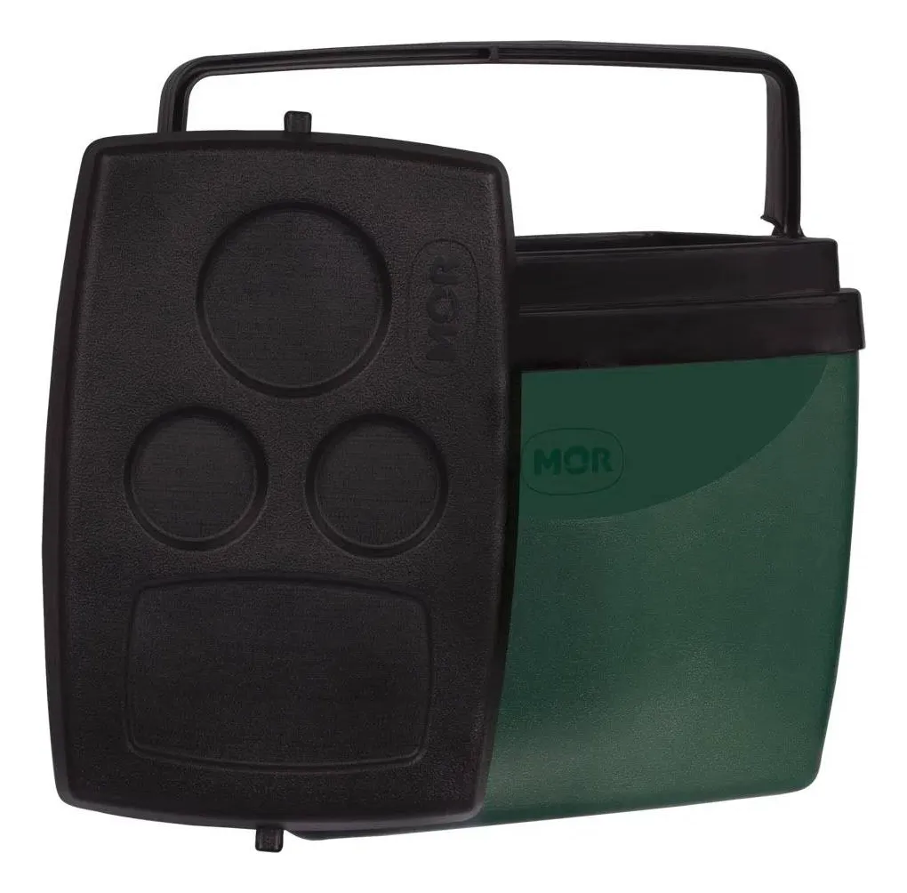 CAIXA TÉRMICA 34L VERDE COM PRETO (1)