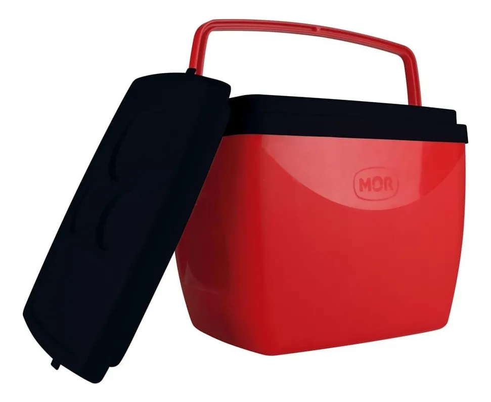 CAIXA TERMICA 18L VERMELHO C PRETO