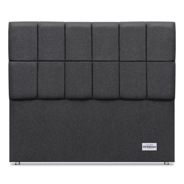 CABECEIRA PIAVE LINHO CINZA12000X0080X1400