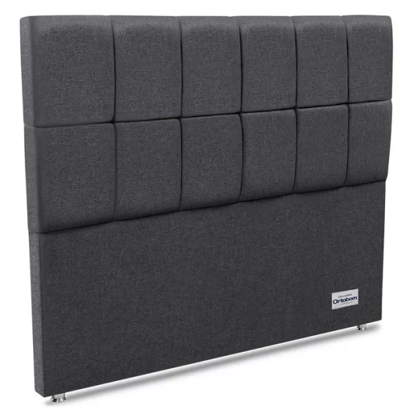 CABECEIRA PIAVE LINHO CINZA12000X0080X1400
