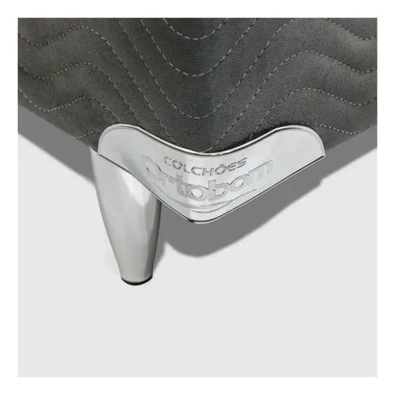 CAMA COLCHAO IMPERIAL MAXIMUS 188X138X20 BASE SOMMIER CAMURCA CINZA03000X2030X1930