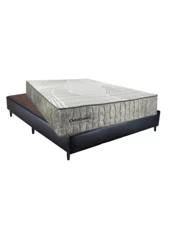 CAMA EXCLUSIVE FOAM03000X1880X1380 BASE SOMMIER CORINO PRETO CASAL 03000X1880X1380