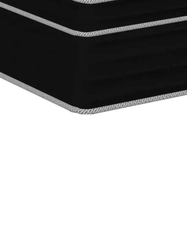 CAMA STAR BLACK03800X1880X1380 BASE SOMMIER LINHO CINZA03000X1880X1380
