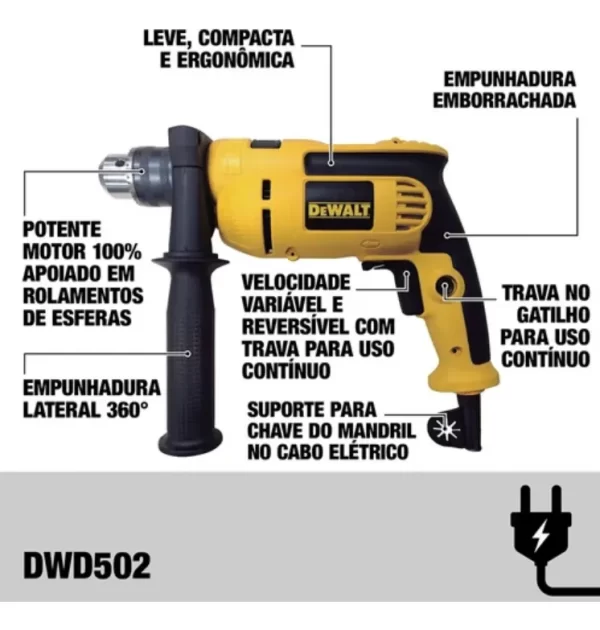 FURADEIRA IMP.1/2 710W