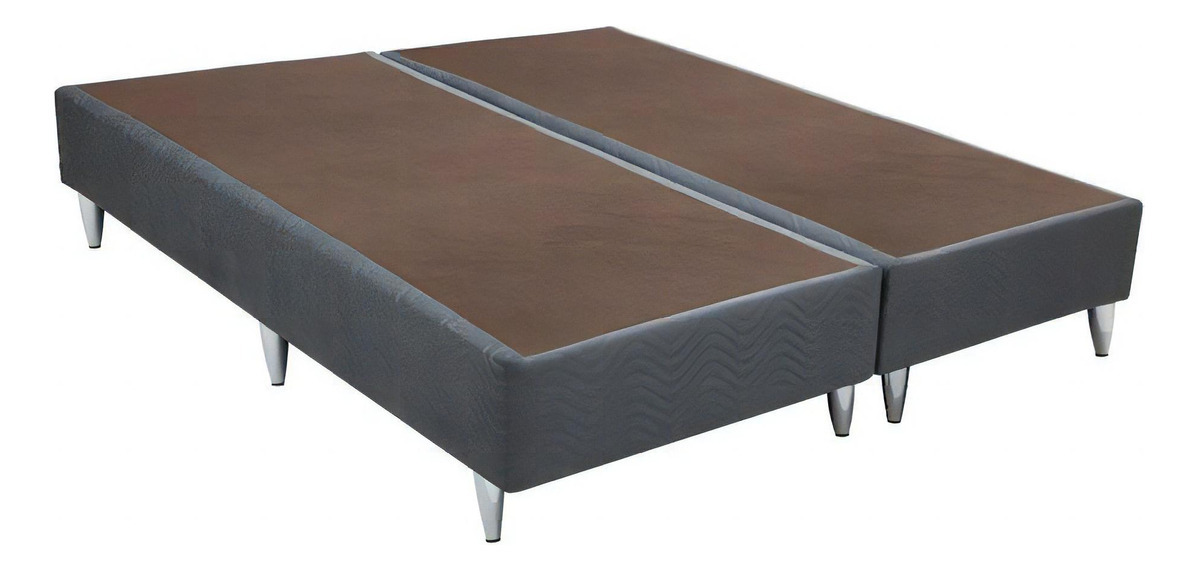CAMA COLCHAO IMPERIAL MAXIMUS 188X138X20 BASE SOMMIER CAMURCA CINZA03000X2030X1930
