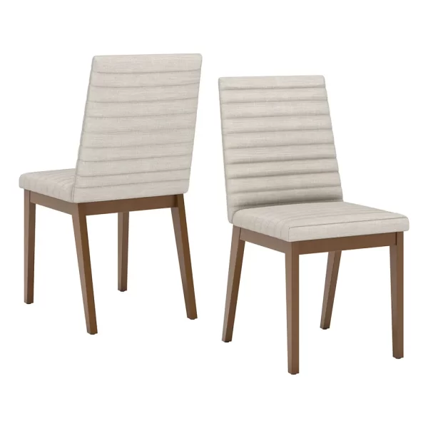 Mesa Vertice 1400mm Redonda c/ Vidro Nature/Off White