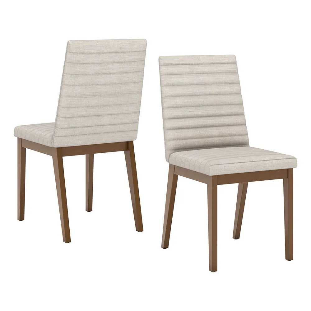 Mesa Vertice 1400mm Redonda c/ Vidro Nature/Off White