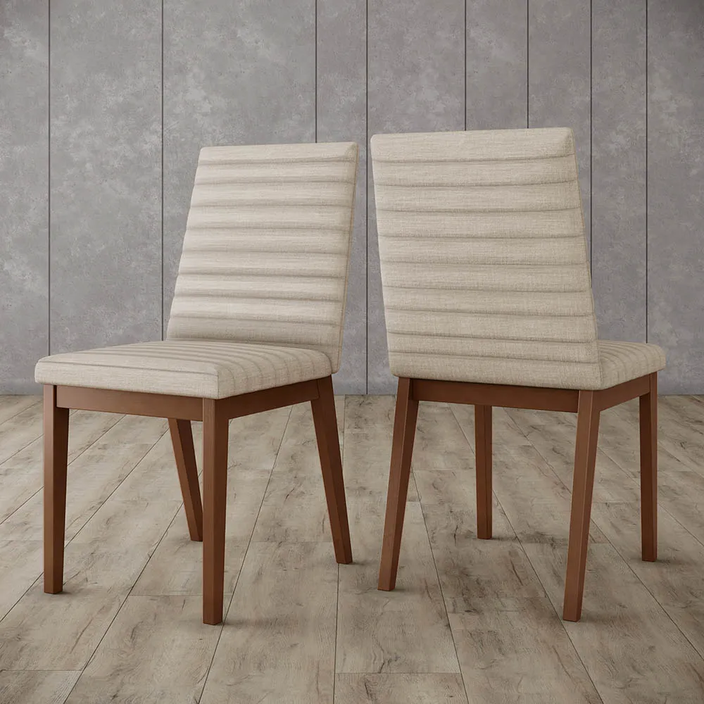 Mesa Vertice 1400mm Redonda c/ Vidro Nature/Off White