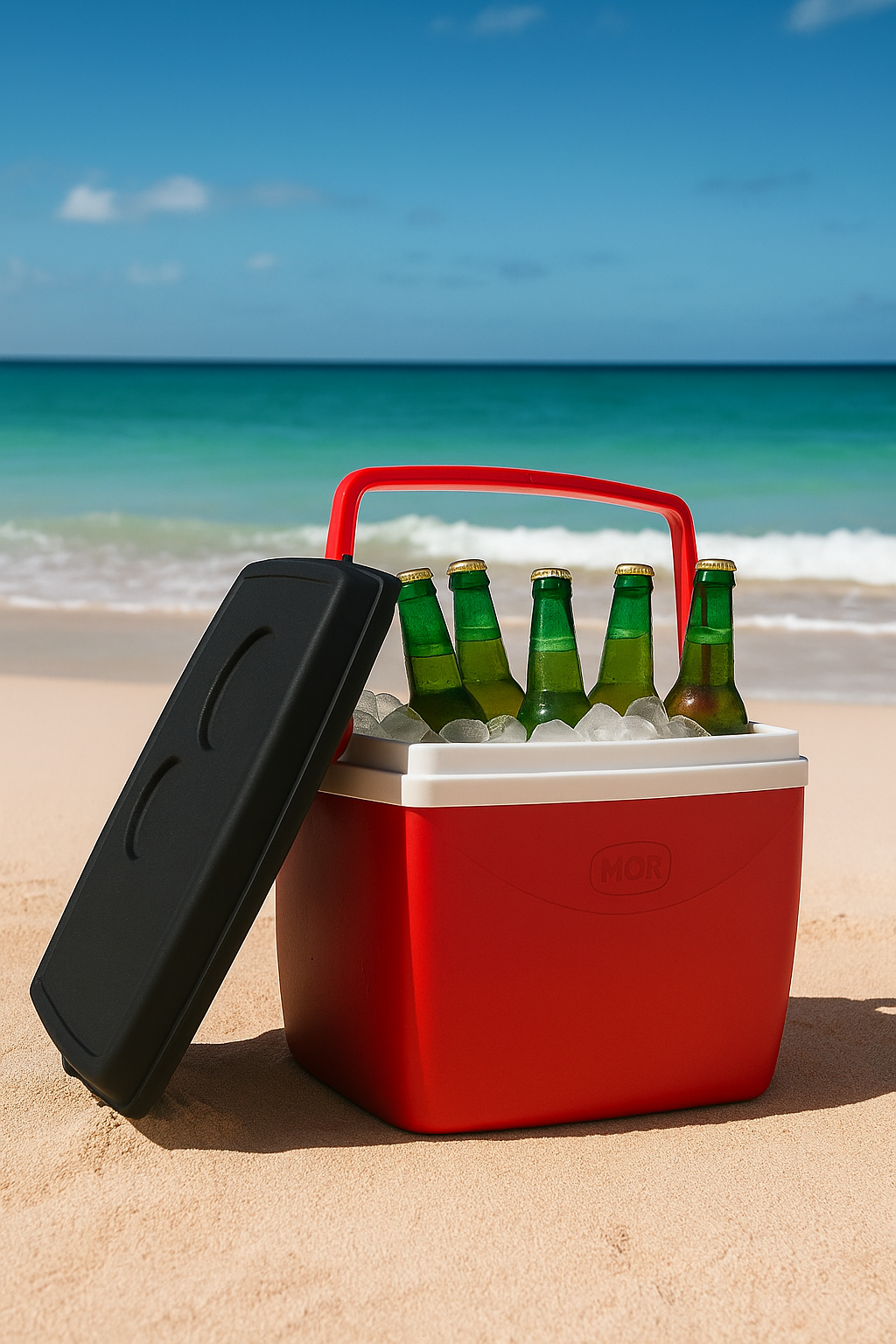 CAIXA TERMICA 18L VERMELHO C PRETO