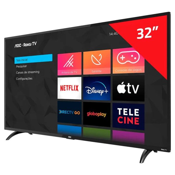 TV 40″ AOC SMART ROKU DLED HD 40S5045/78