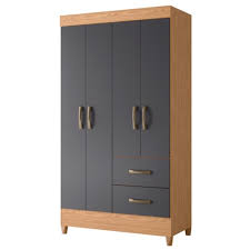 GUARDA ROUPA MOBI 4 PTS TITANIUM INT BCA FCI