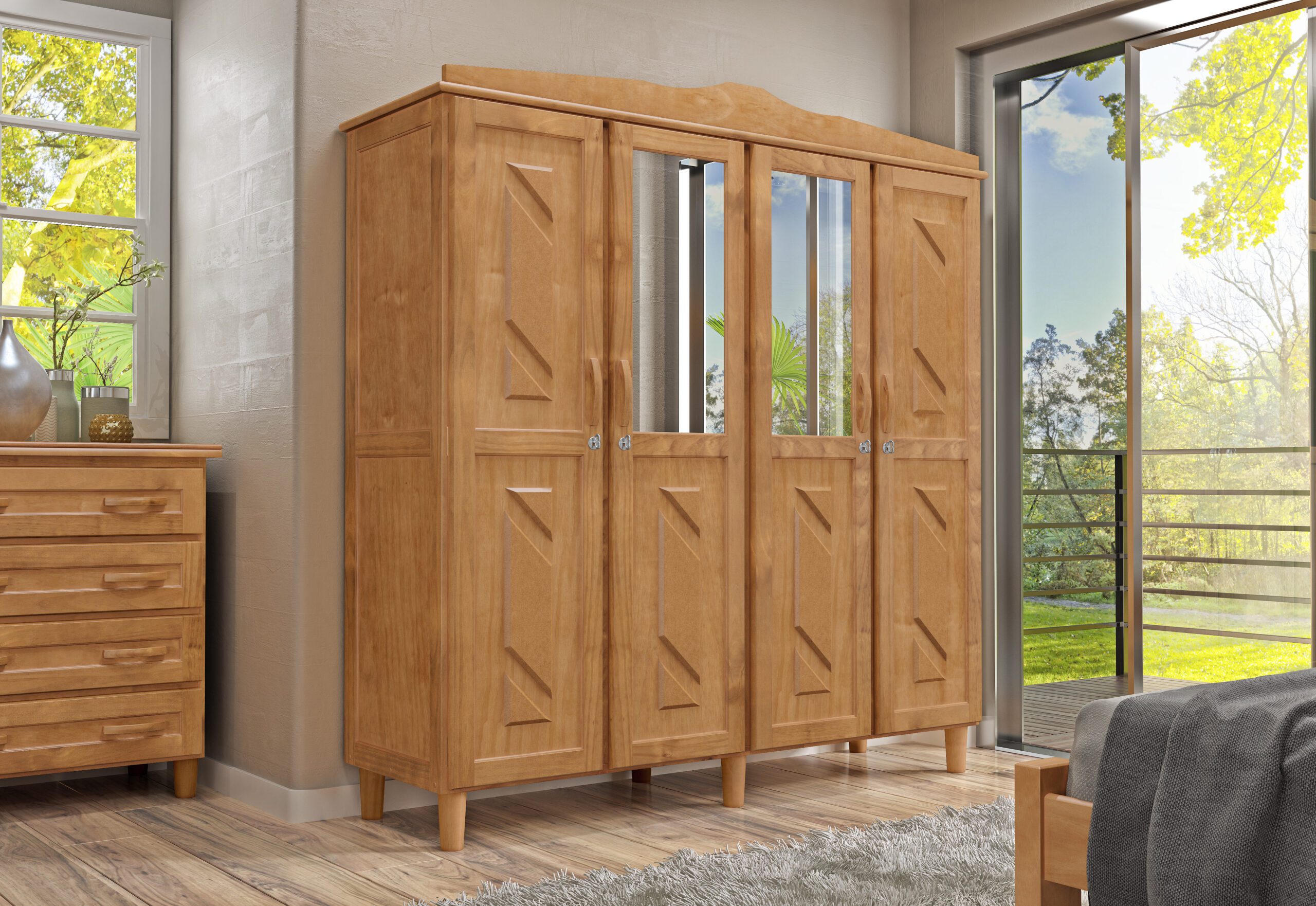 ROUPEIRO BRASIL 4 PORTAS FREIJO CAVAZOTTO