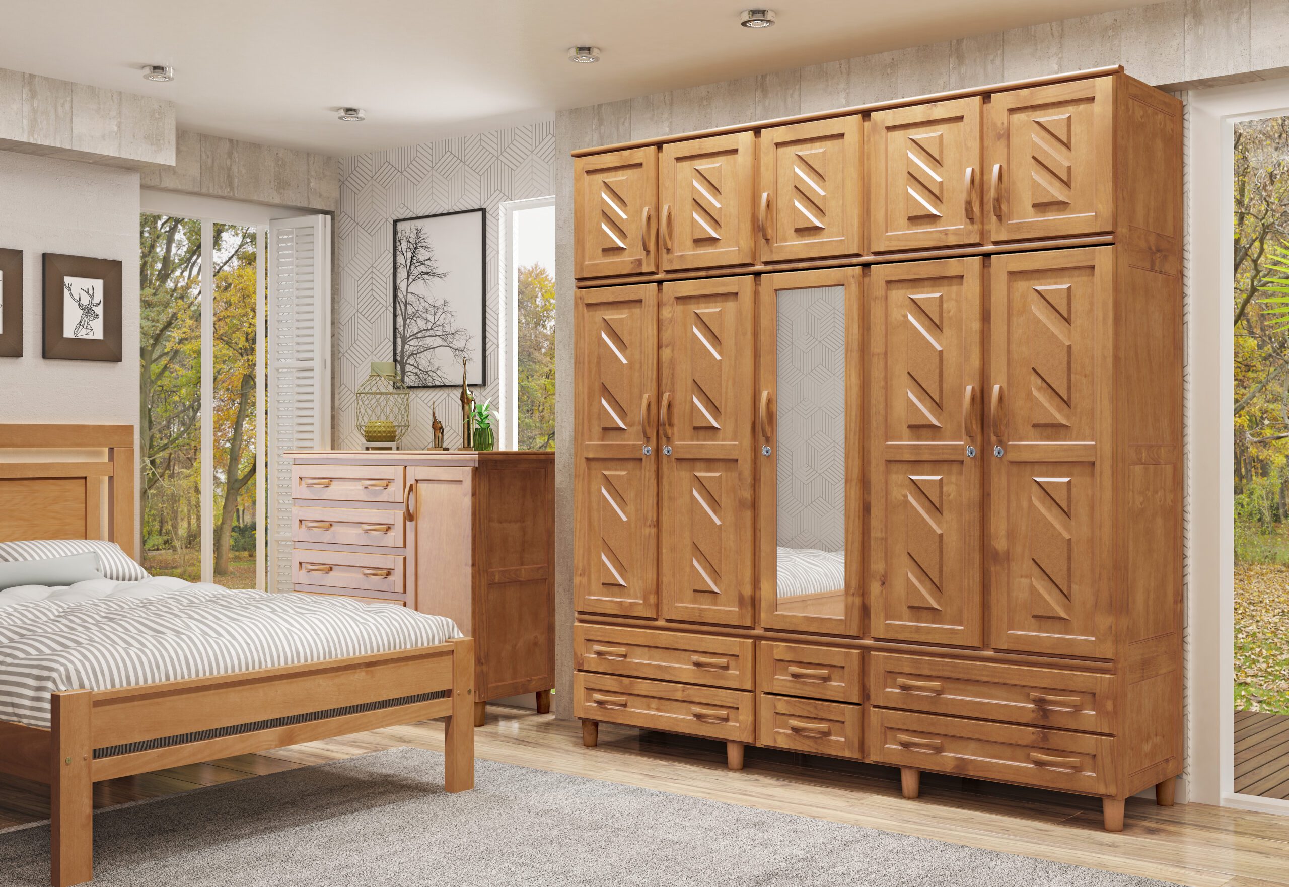 ROUPEIRO BERLIM 5 PORTAS FREIJO CAVAZOTTO