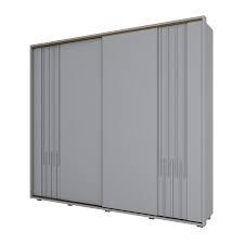 ROUPEIRO VICENZA 2 PTS DESLIZANTE CINZA