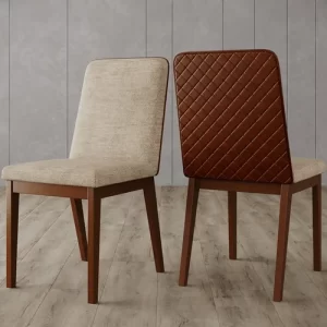 Cadeira Pietra 2 Unid Nature/Corano Caramelo/Creme