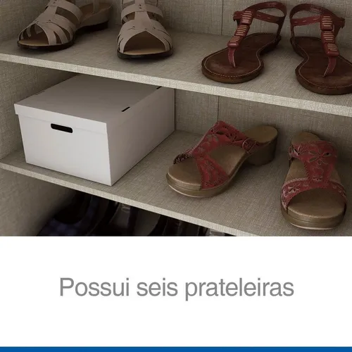 Roupeiro Multiuso Margarida 2 pts Branco