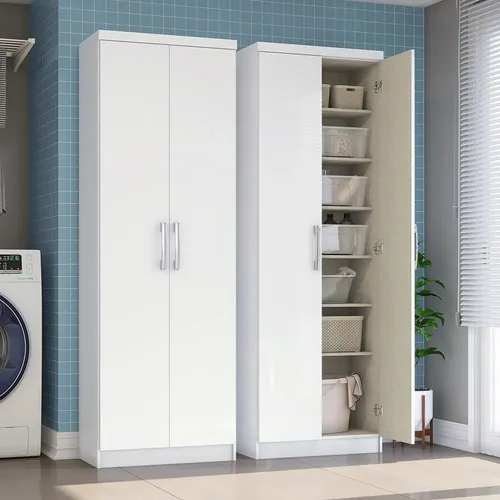 Roupeiro Multiuso Margarida 2 pts Branco