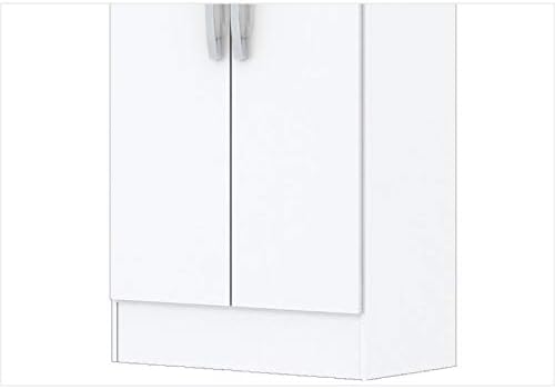 B14-10 Roupeiro Multiuso 1300mm 2 Portas Branco