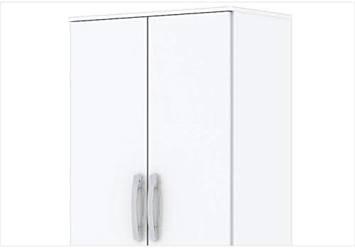 B14-10 Roupeiro Multiuso 1300mm 2 Portas Branco