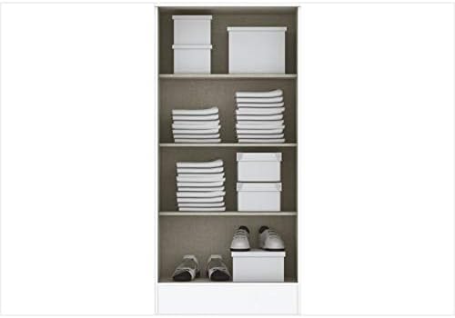 B14-10 Roupeiro Multiuso 1300mm 2 Portas Branco