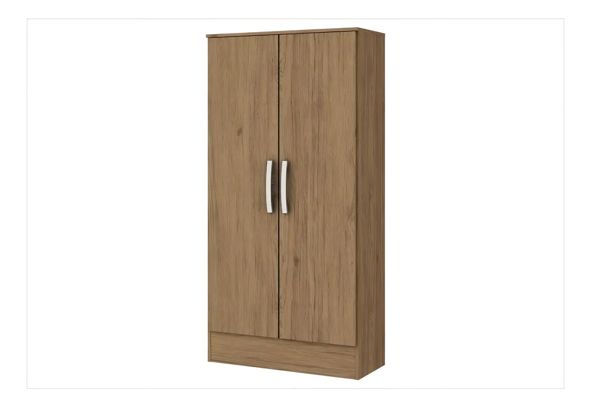 Roupeiro Multiuso 1300mm 2 Portas Rustico B14-94
