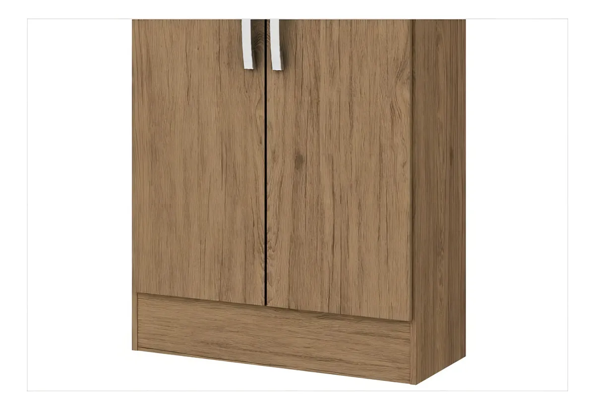 Roupeiro Multiuso 1300mm 2 Portas Rustico B14-94