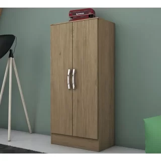 Roupeiro Multiuso 1300mm 2 Portas Rustico B14-94