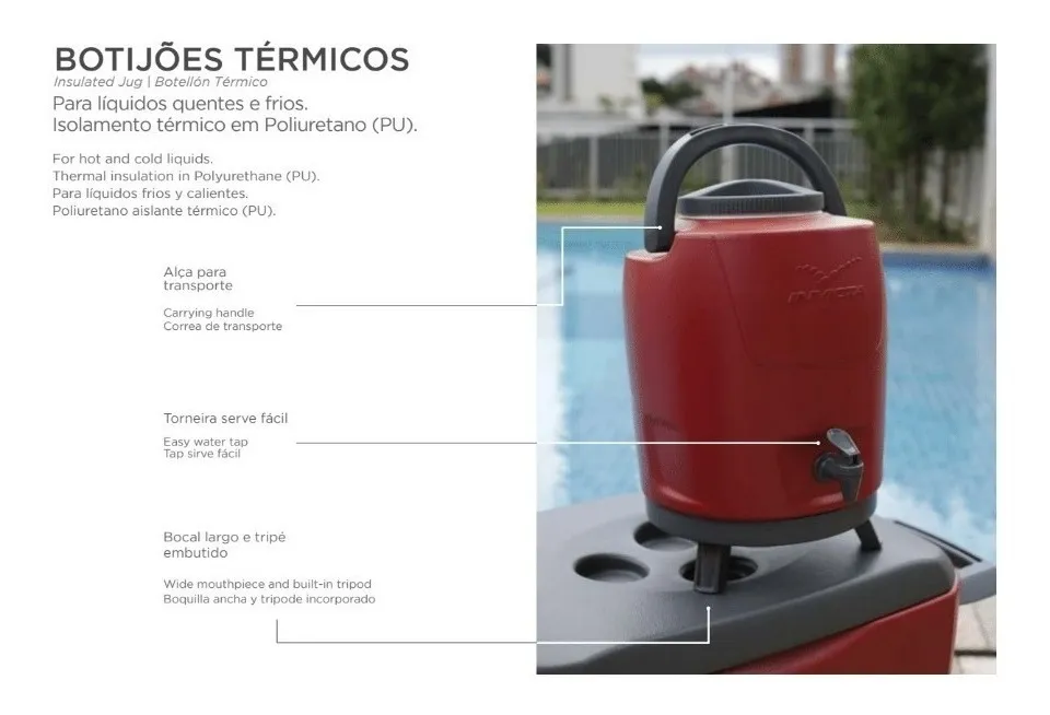 GARRAFÃO TÉRMICO12L INVICTA8712 VM