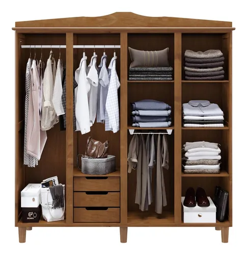 ROUPEIRO BRASIL 4 PORTAS IMBUIA CAVAZOTTO