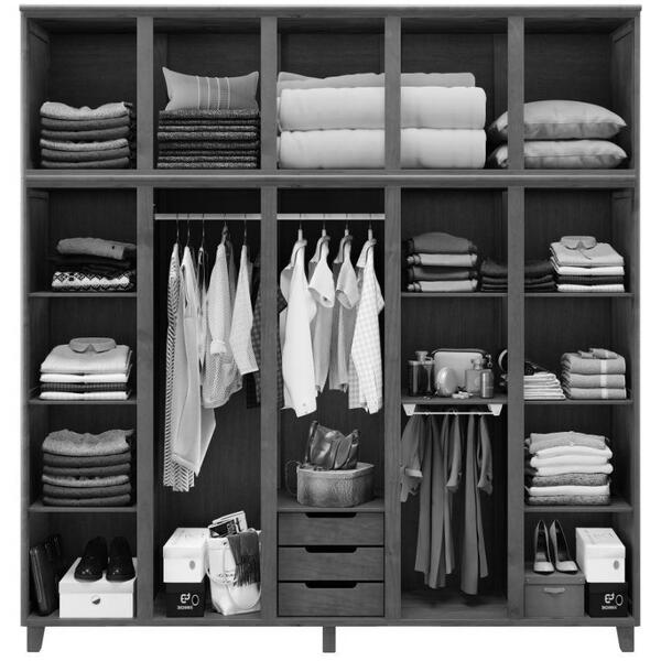 ROUPEIRO GRÉCIA 5 PORTAS FREIJO CAVAZOTTO