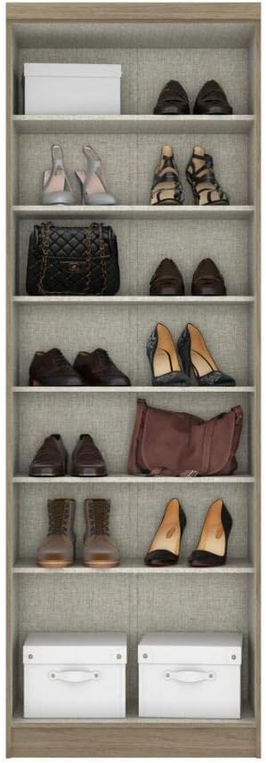 Roupeiro Multiuso Margarida 2 Pts Rustico/Off White