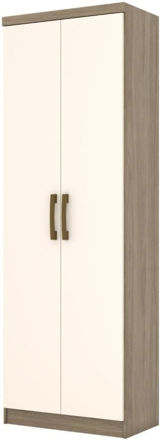 Roupeiro Multiuso Margarida 2 Pts Rustico/Off White