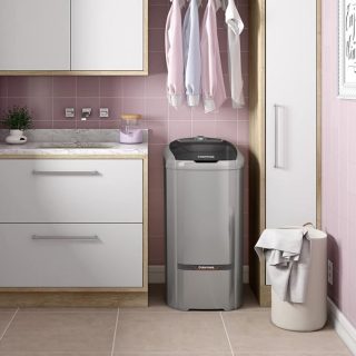 LAVADORA SEMIAUTOMATICA LCS 10.0 PRATA 127V LCS10APRANAC