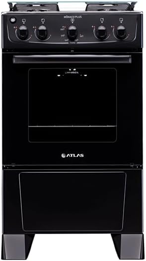 FOGÃO GAS 4Q COLISEUM PLUS PTO