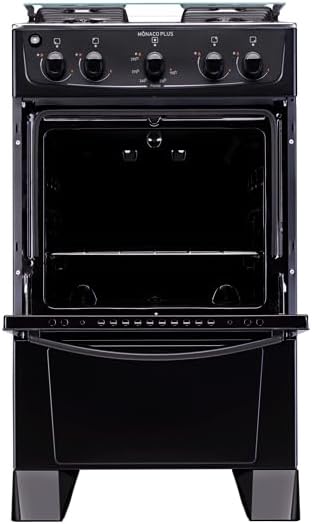 FOGÃO GAS 4Q COLISEUM PLUS PTO