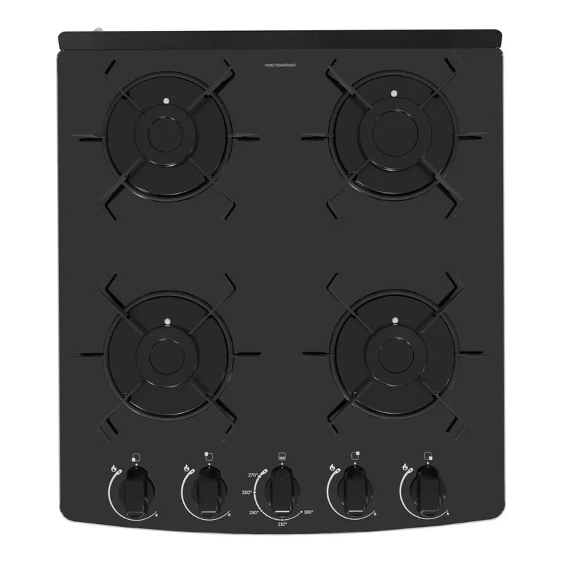 FOGAO A GAS REALCE SMART GLASS 4Q BRANCO