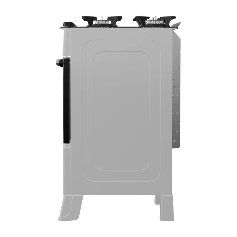 FOGAO A GAS REALCE SMART GLASS 4Q BRANCO