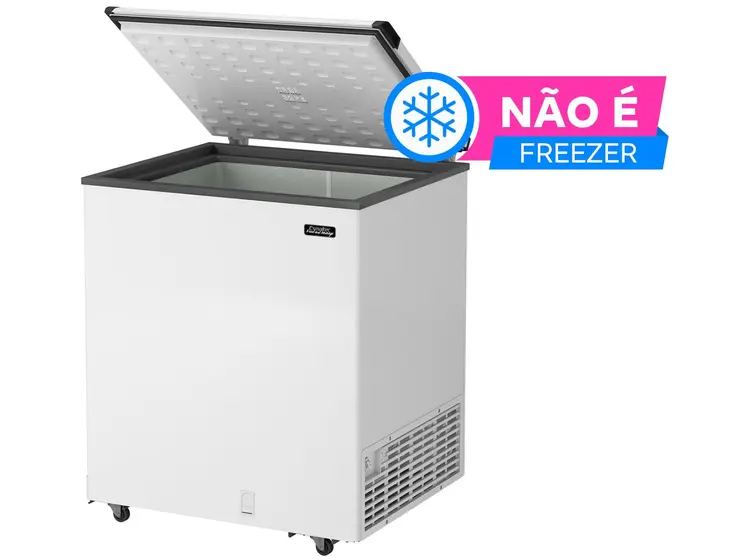 FREEZER ESMALTEC 214L BRANCO