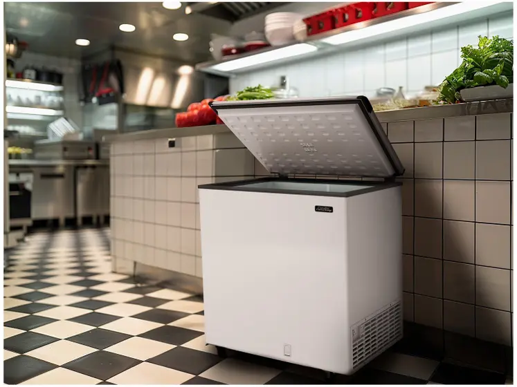 FREEZER ESMALTEC 214L BRANCO