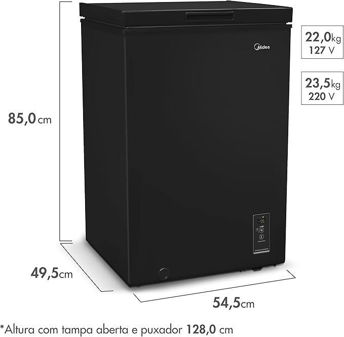 FREEZER HORIZONTAL 100L MIDEA FLEXBEER