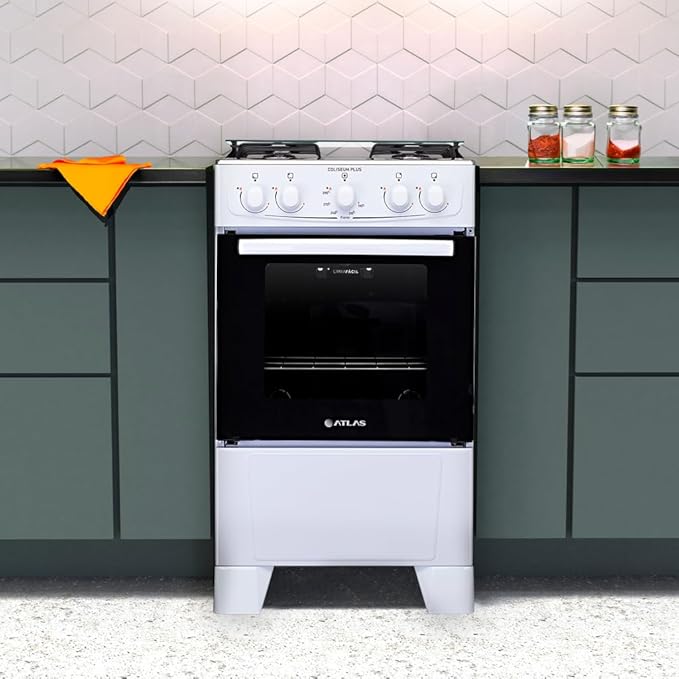 FOGÃO GÁS 4Q COLISEUM PLUS BCO