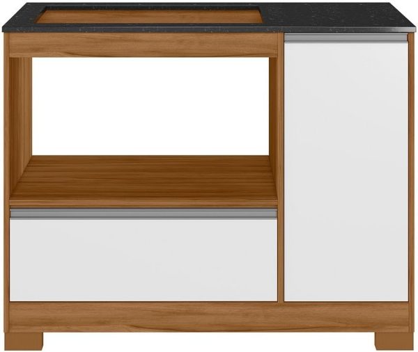BALCAO COOKTOP NT 3050 REF 271 FREIJO TRE/BCO NEW