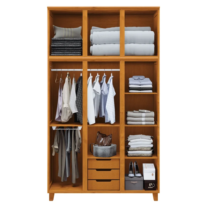 ROUPEIRO GRÉCIA 3 PORTAS IMBUIA CAVAZOTTO