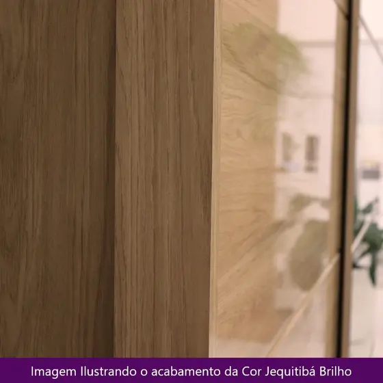 ROUPEIRO B24-198 04 PORTAS 03 GAVETAS JEQUITIBA BRILHO