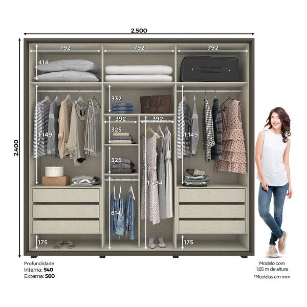 ROUPEIRO COLINA 03 PORTAS