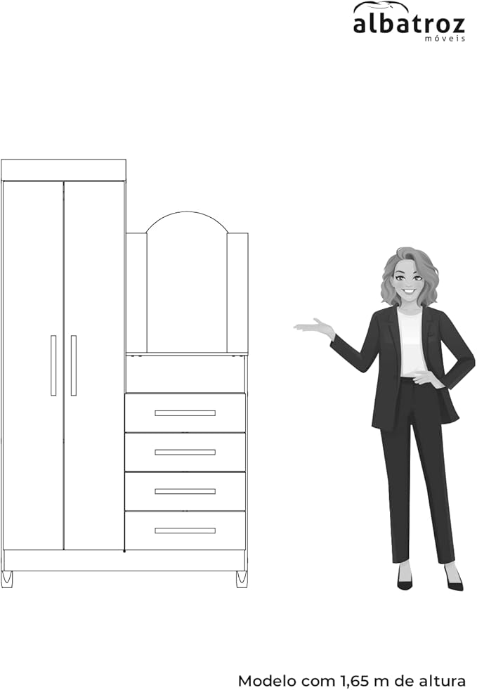 COMODA CAPRI – NATURE/TITANIUM