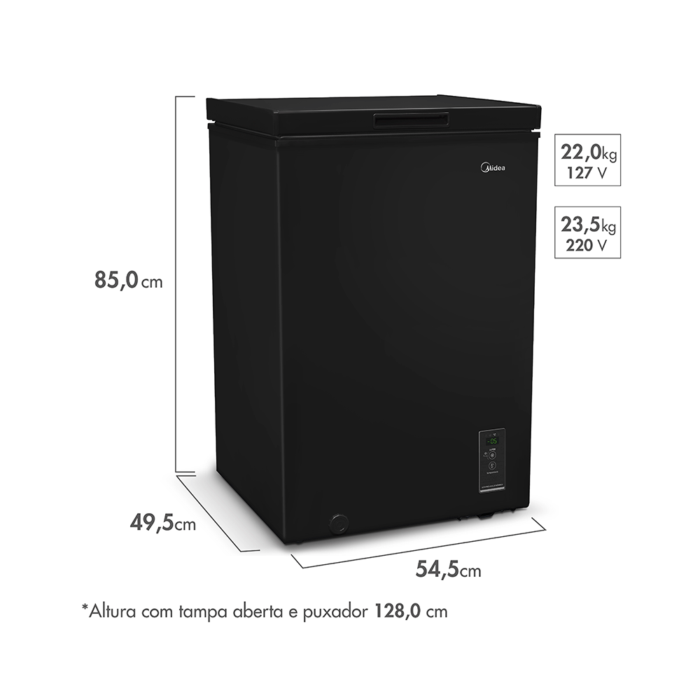 FREEZER HORIZONTAL 100L MIDEA FLEXBEER