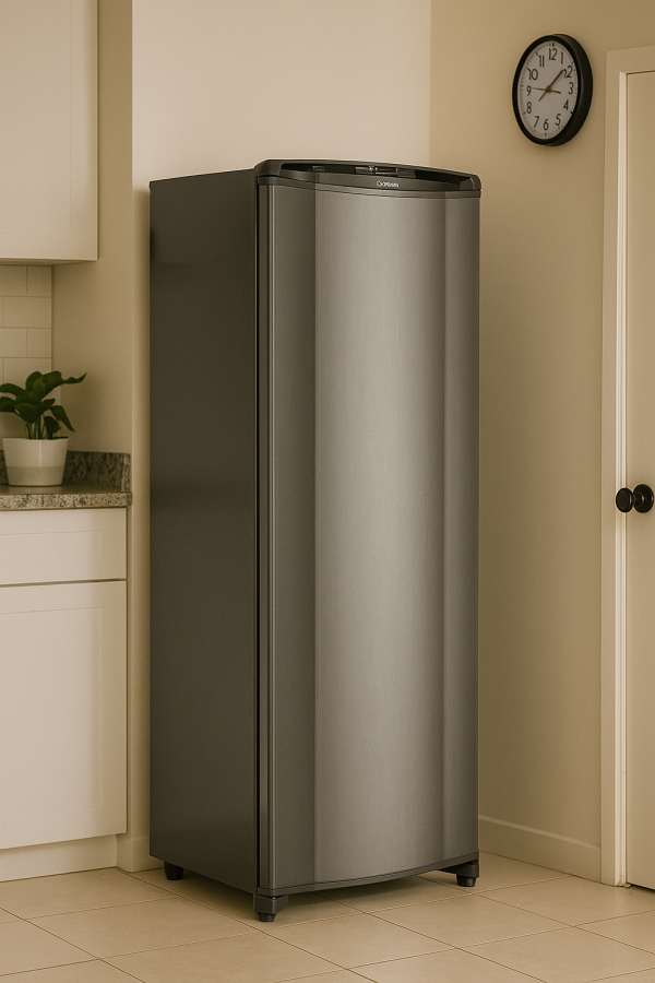 GELADEIRA CONSUL 342L FROST FREE INOX CRB39AK-127V