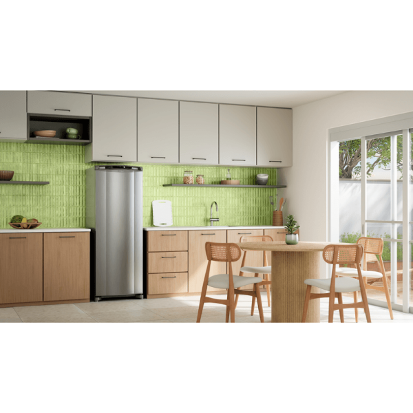 GELADEIRA CONSUL 342L FROST FREE INOX CRB39AK-127V
