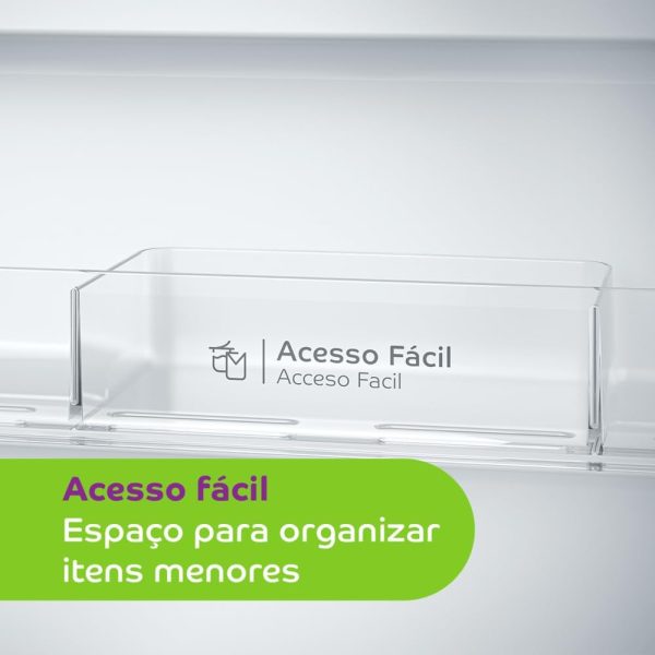 GELADEIRA 386L CONSUL 2P F. FREE CLASSE A CRM44AKANA INOX 110 VOLTS